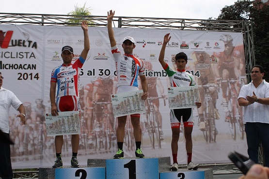 Luis Fernando Macías se Alzó con el Triunfo en 2ª Etapa de la Vuelta Ciclista Internacional Michoacán 2014