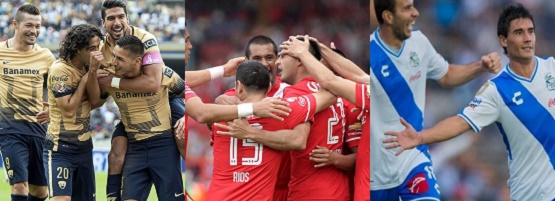 Pumas, Toluca y Puebla Irán a Libertadores