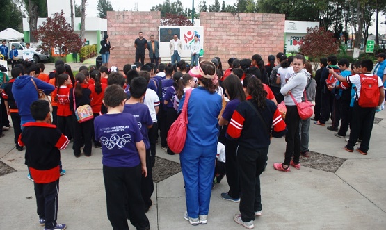 Protocoliza IMDE la Liga Municipal de Voleibol Infantil