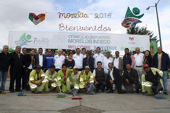 WLM “Bautizó” la Nueva Alberca del Complejo Acuático de la Unidad Deportiva Morelos-Indeco