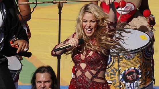 Shakira Puso el Ritmo Para Despedir Brasil 2014