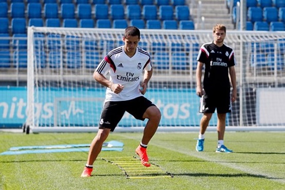 ‘Chicharito’ se Preparó de Cara a la Champions