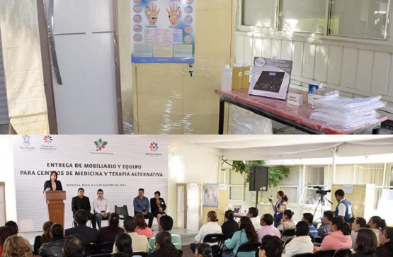 DIF Michoacán Entrega Mobiliario y Equipo Para Centros de Medicina y Terapias Alternativas