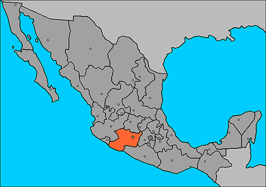 México Michoacán Mapa