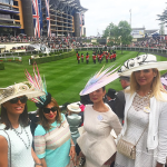 Bárbara Coppel con el Jet Set Europeo