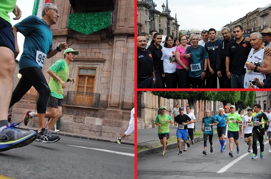Salvador Jara Participa en Carrera Atlética a Favor de Bomberos Voluntarios de Michoacán