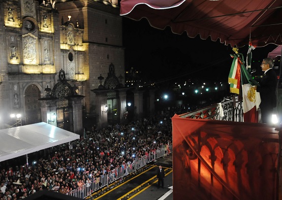 En Completa Calma, CasiI 12 mil Michoacanos Celebran elL Grito de Independencia en la Capital del Eestado