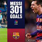 Messi Rompe los 300