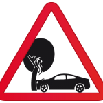 accidente arbol coche auto