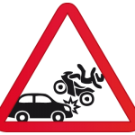 accidente atropella moto bici