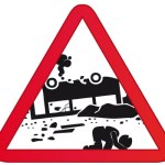 camión combi accidetne volcadura herido