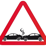 choque accidente atrás alcance auto coche