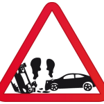 choque volcadura accidente auto coche vehículo