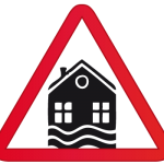 inundado agua corriente rio lluvia casa