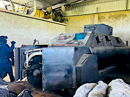 Aseguran Fábrica de Vehículos Blindados del Crimen Organizado